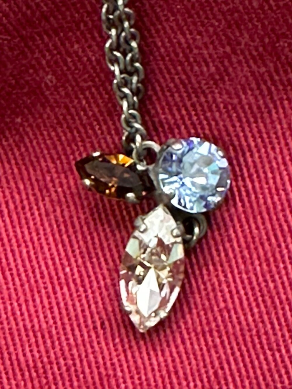 Sabika Classics Multi-Color Crystal Necklace